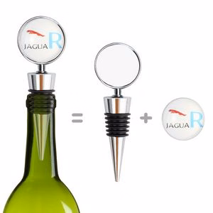 Round Design Wine Bottle Stopper With Full Color Imprint