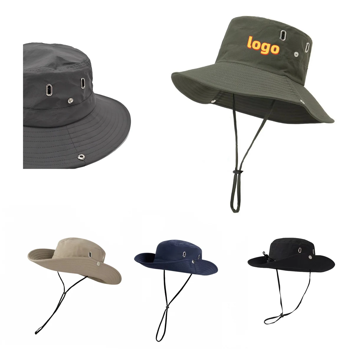 Plaid Hiking Hat Outdoor Fisherman's Hat 1