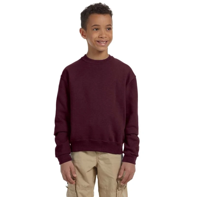 Jerzees Youth 8 Oz., 50/50 NuBlend® Fleece Crew 1