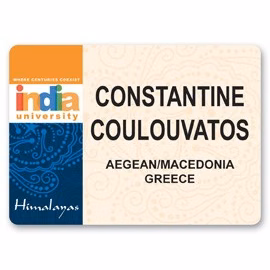 Full Color Name Badge w/ Personalization (2.5"X3.5") Rectangle