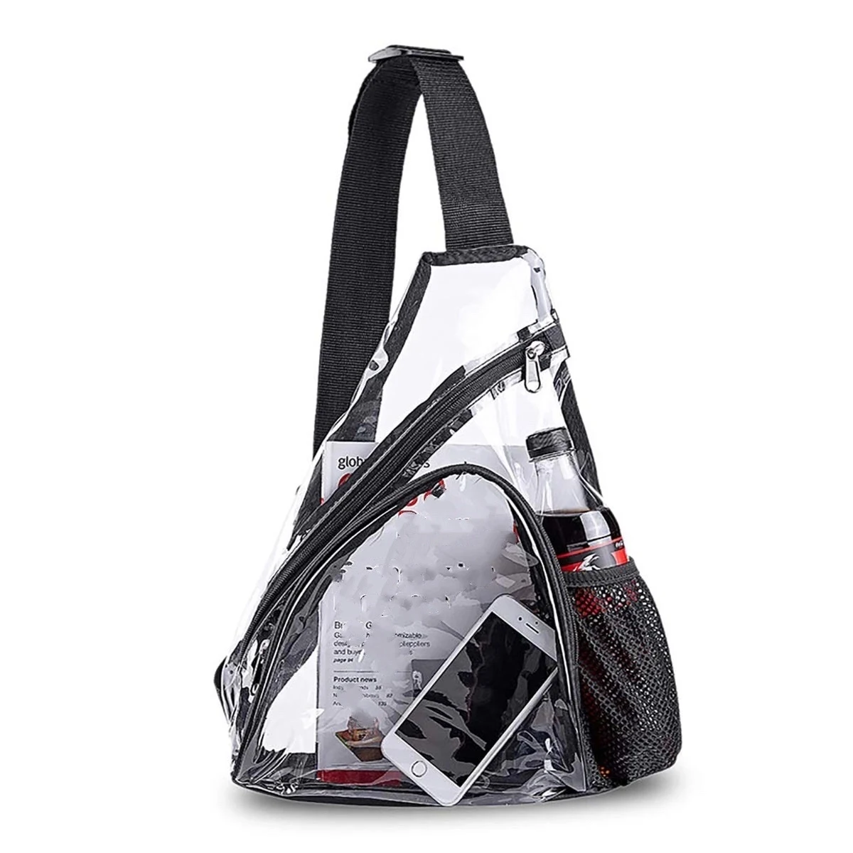 Transparent Casual Chest Sling Bag 1