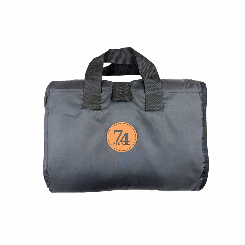 Picnic Blanket w/ Leatherette Patch