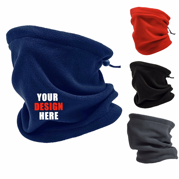 Fleece Neck Warmer Windproof Snood Winter Thermal Neck Gaiter