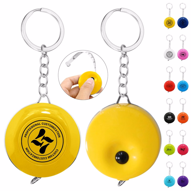 Portable Tape Measure Keychain