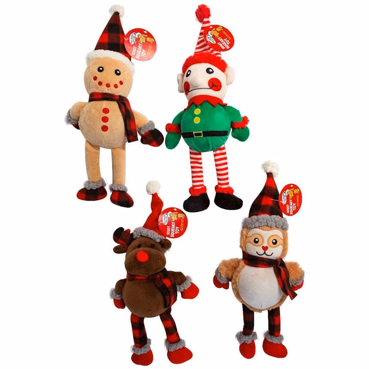 Christmas Dog Toys Assorted 15in