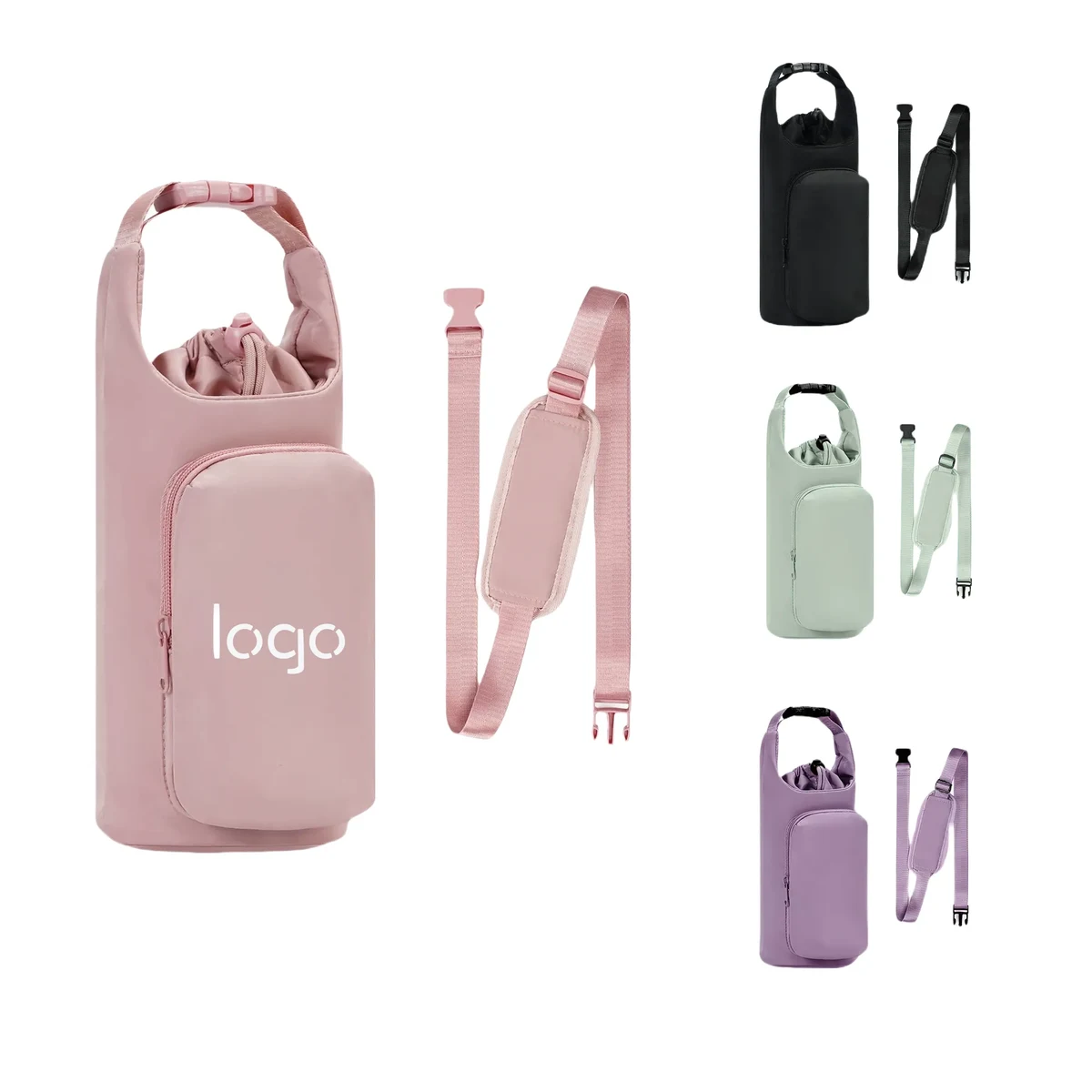Large-Capacity Crossbody Water Bottle Holder 1