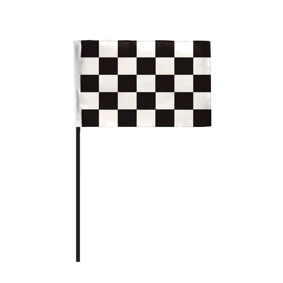 Checkered Racing Stick Flags - 5mil plastic 1
