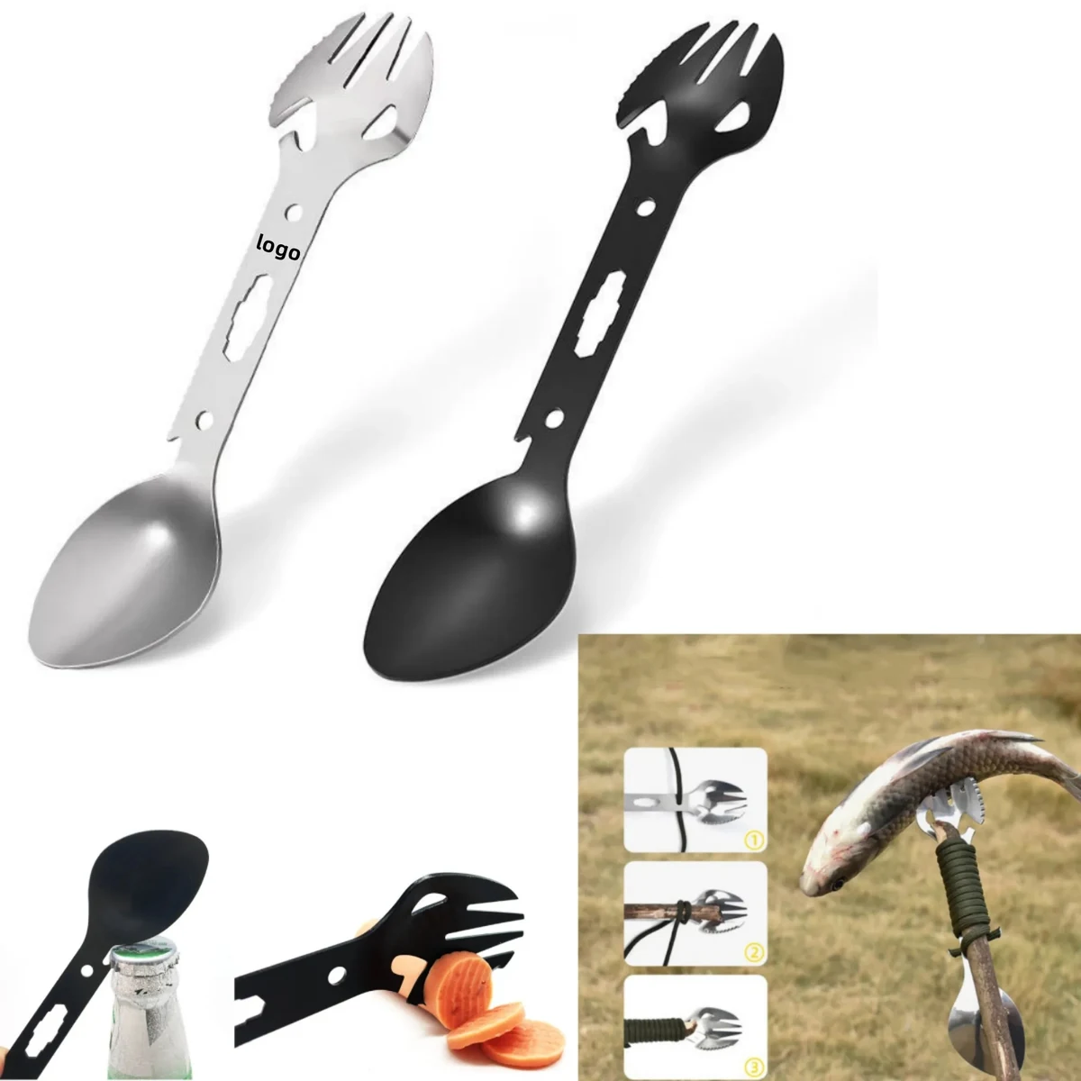 Outdoor Camping Fork Spoon Wrench 1