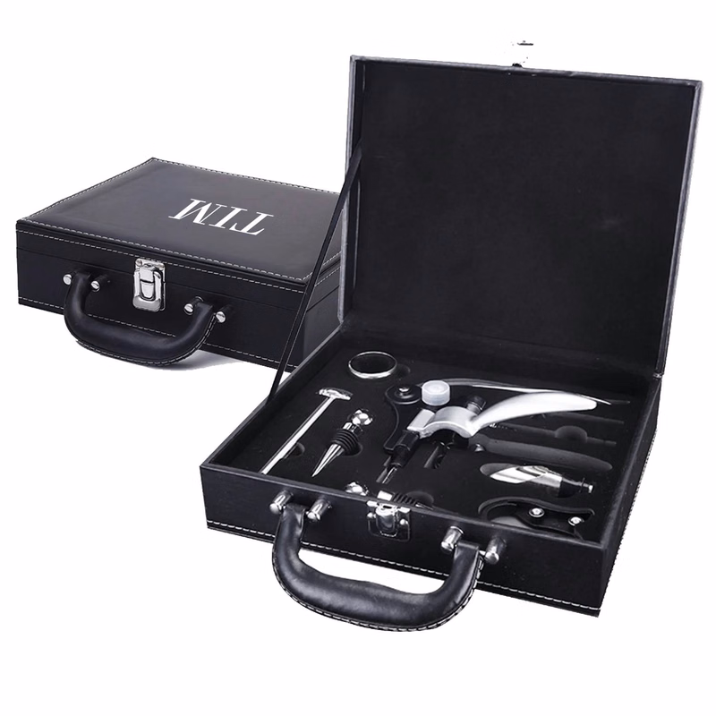Bottle opener set with case