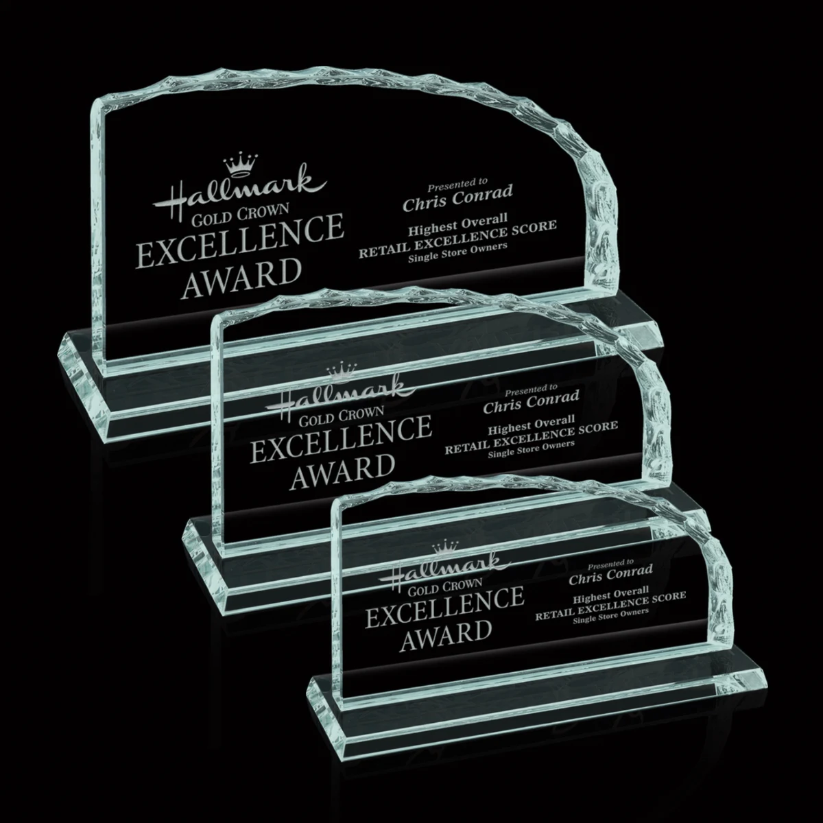 Horizontal Iceberg Award - Jade 1
