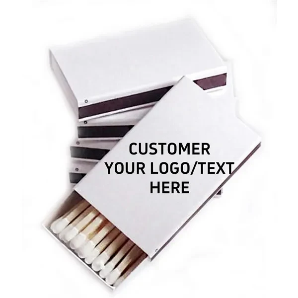 Custom Branded Matchbox with 25 Matches — Full-Color Bar Restaurant Trade Show Giveaway 1