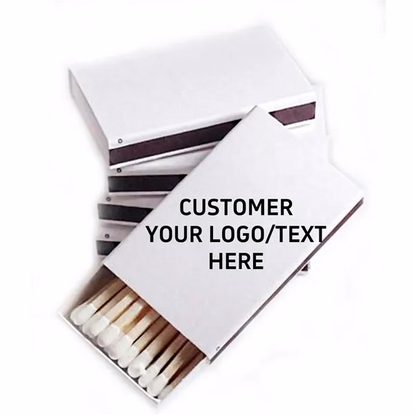 Custom Branded Matchbox with 25 Matches — Full-Color Bar Restaurant Trade Show Giveaway