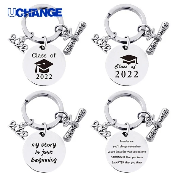 Round Graduation Season Keychain Commemorative Gift 1
