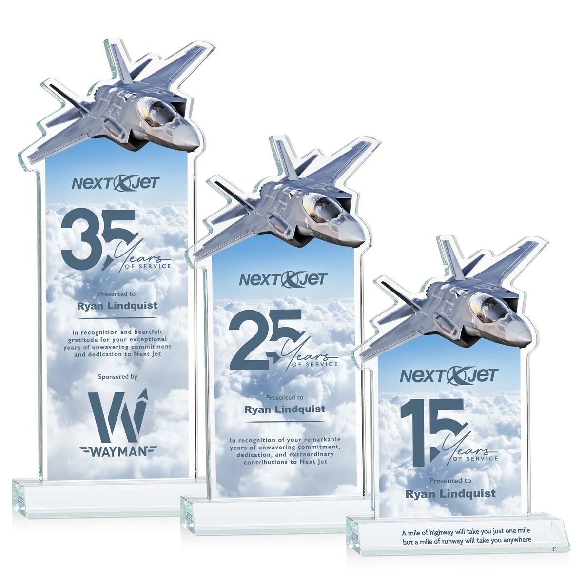 Top Gun VividPrint™ Award - Clear 1