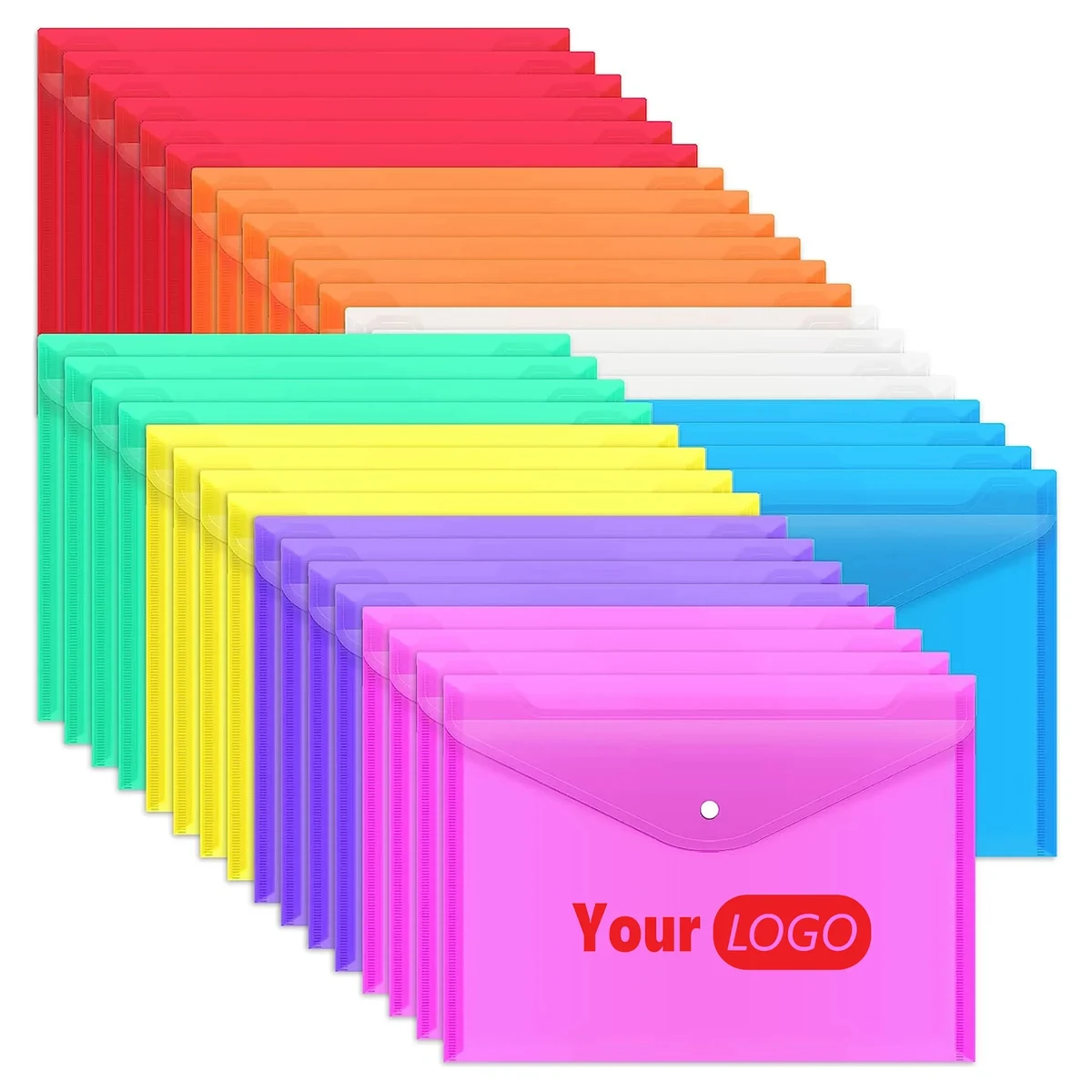 A4 Letter Size Plastic Document File Bag 1