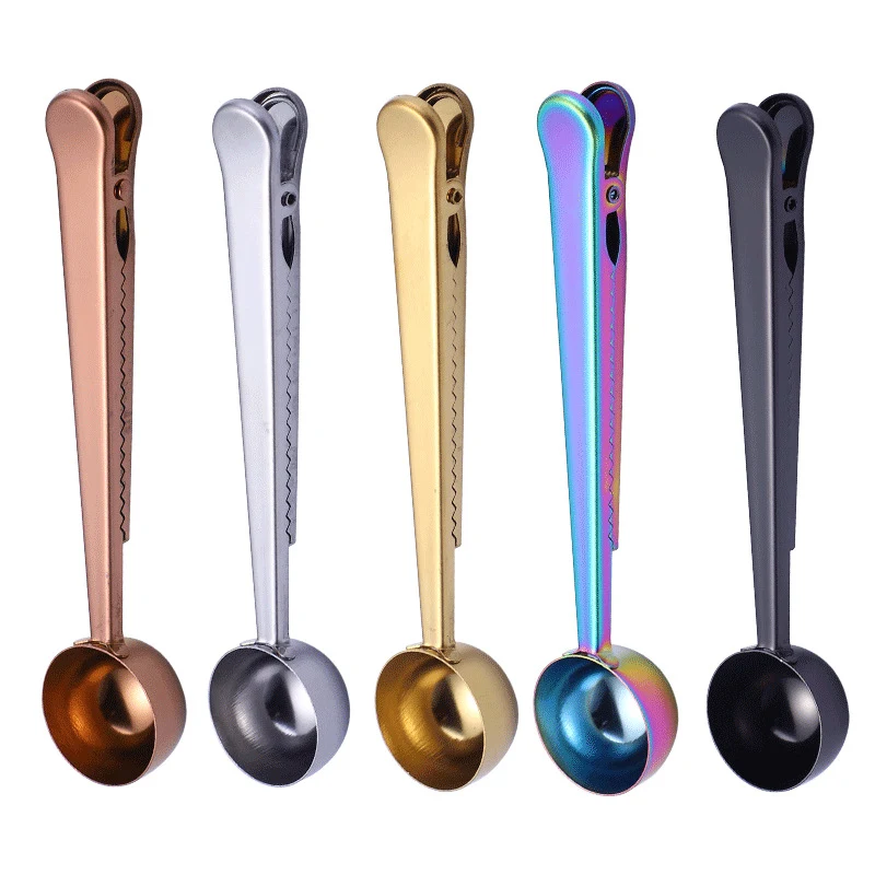 Coffee Measuring Spoon With Bag Clip 1