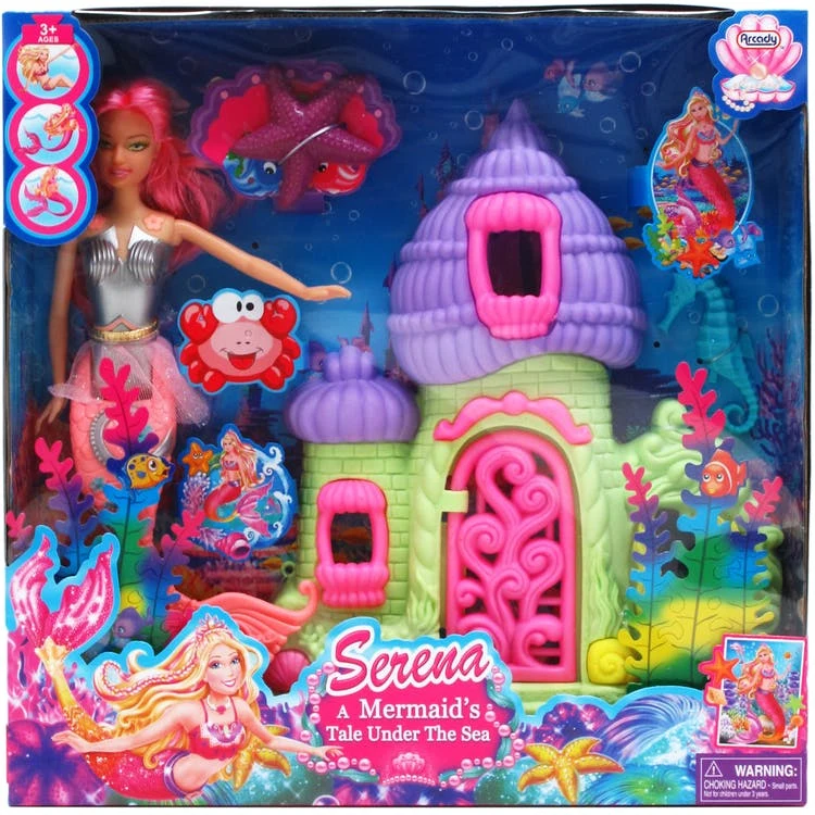 Serena Mermaid Doll with Accessories 11.5" 1