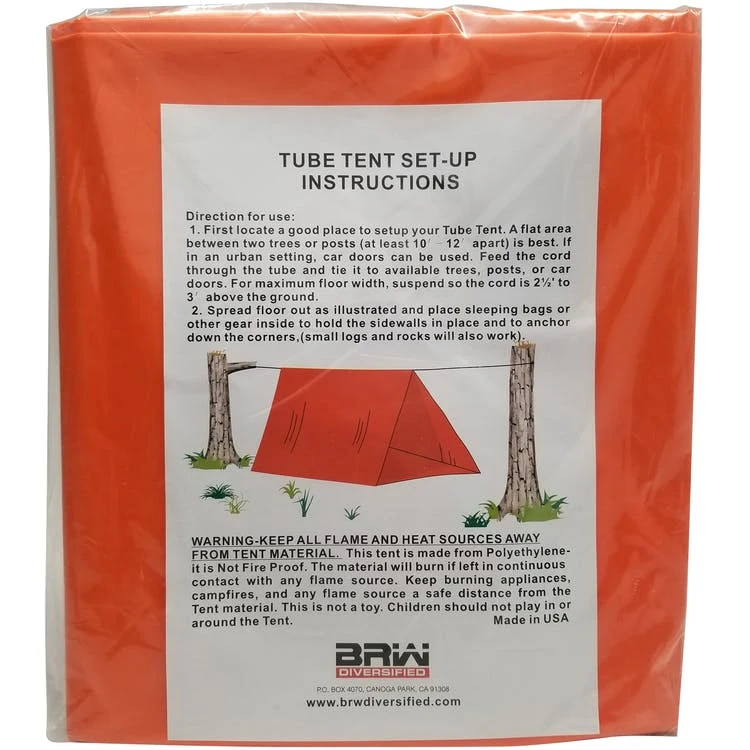 Emergency Tube Tents - Orange 1