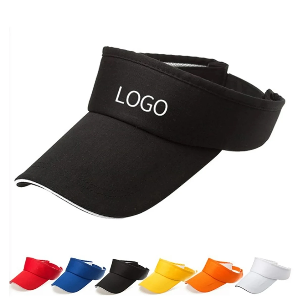 Cotton Adjustable Sports Sun Empty Top Hat 1