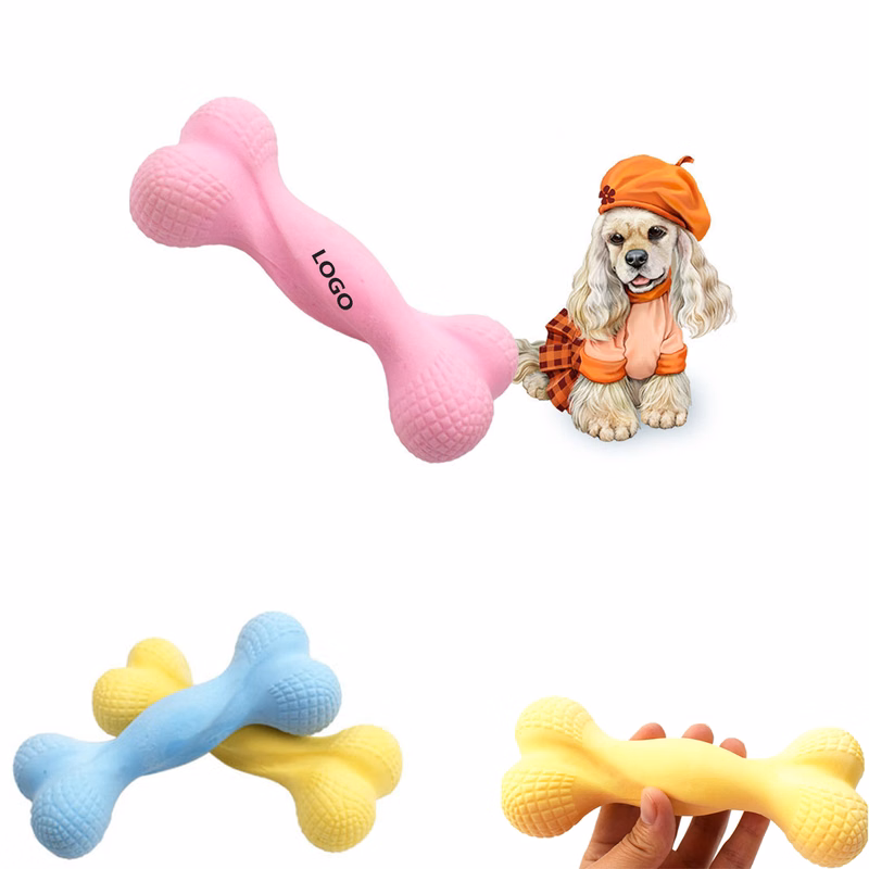 Milk Scented TPR Bone Pet Toy