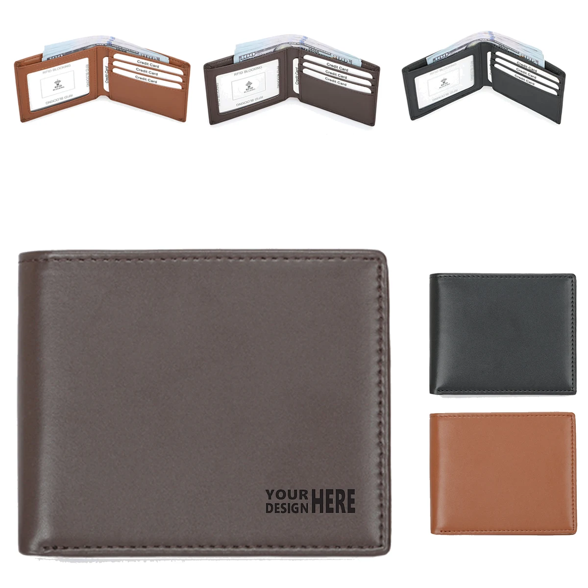 Microfiber Leather Wallet for Men 1