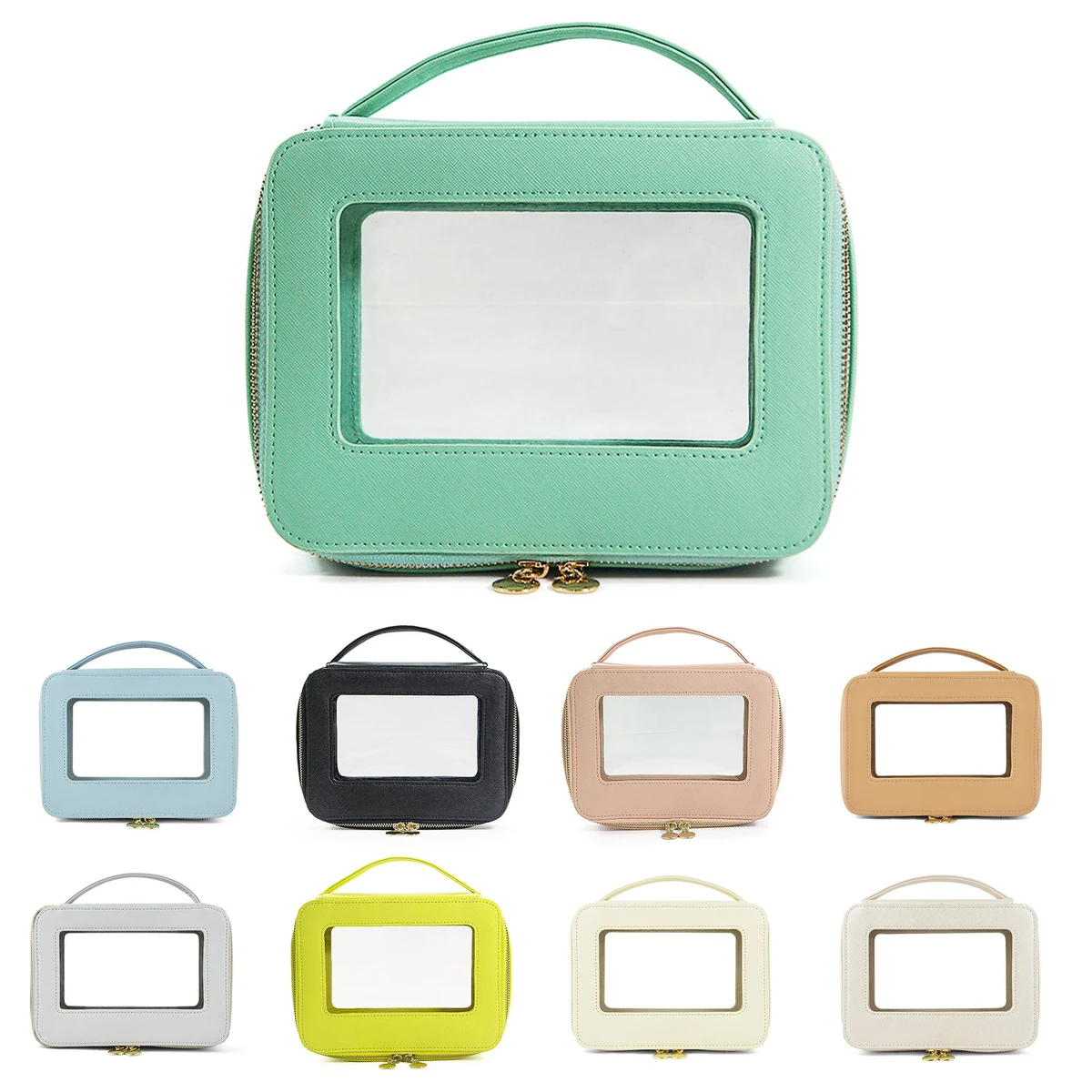 Clear Travel Makeup Organizer Bag 1