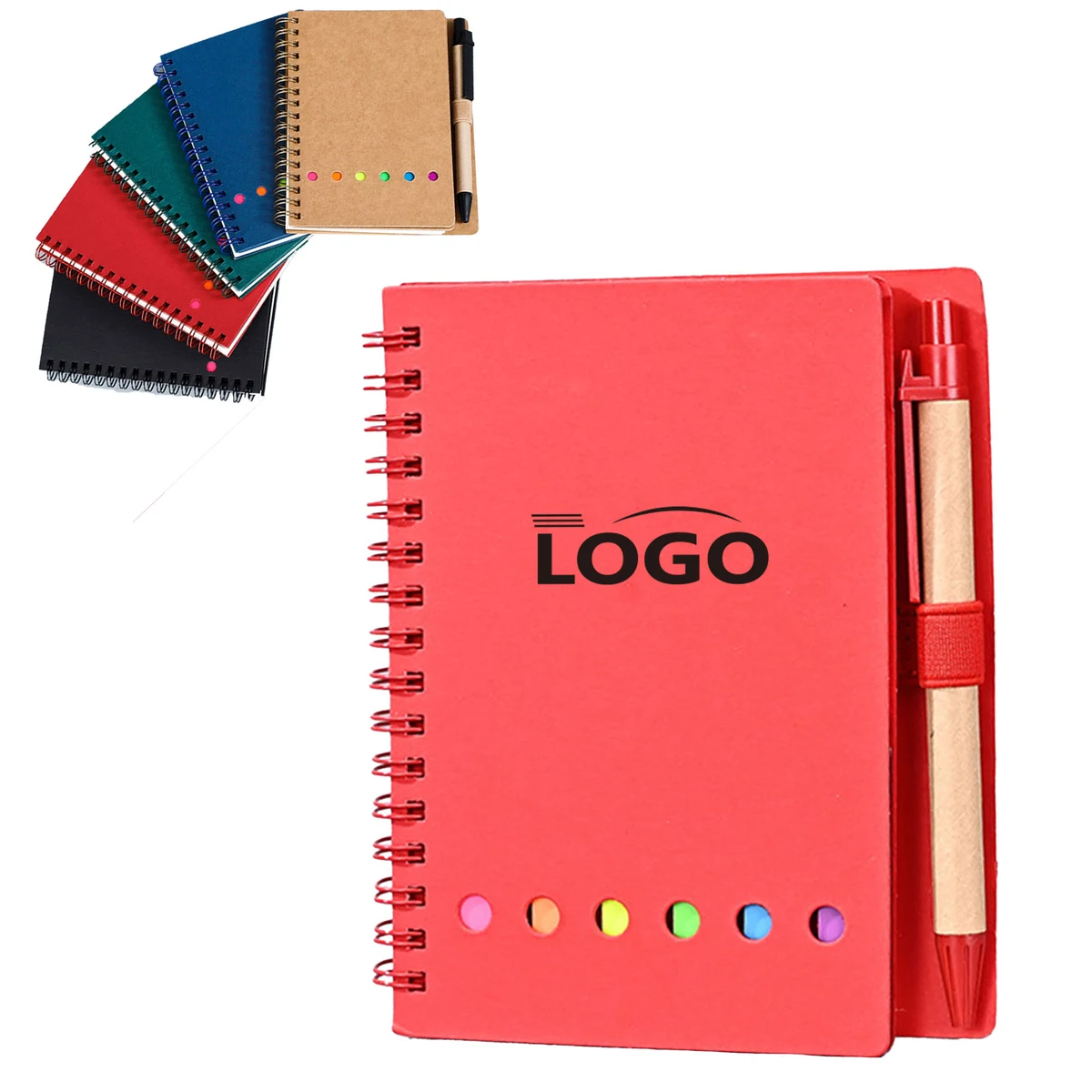 Kraft Paper Spiral Notebook Set 1