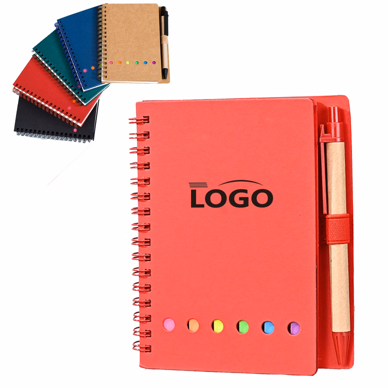 Kraft Paper Spiral Notebook Set