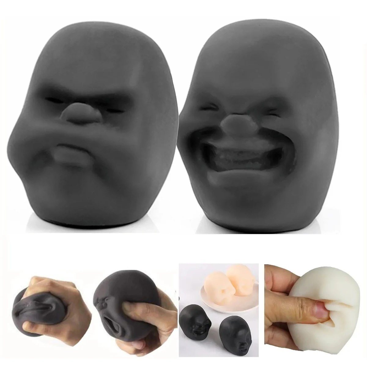 Funny Human Face Emotion Stress Ball 1