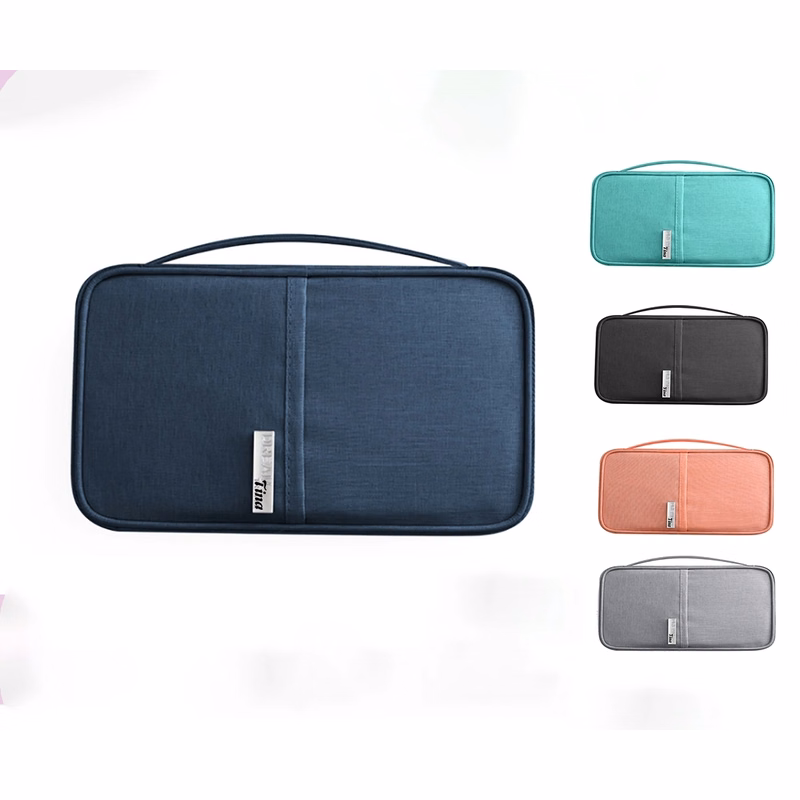 Multi-function travel document bag family Passport Holder