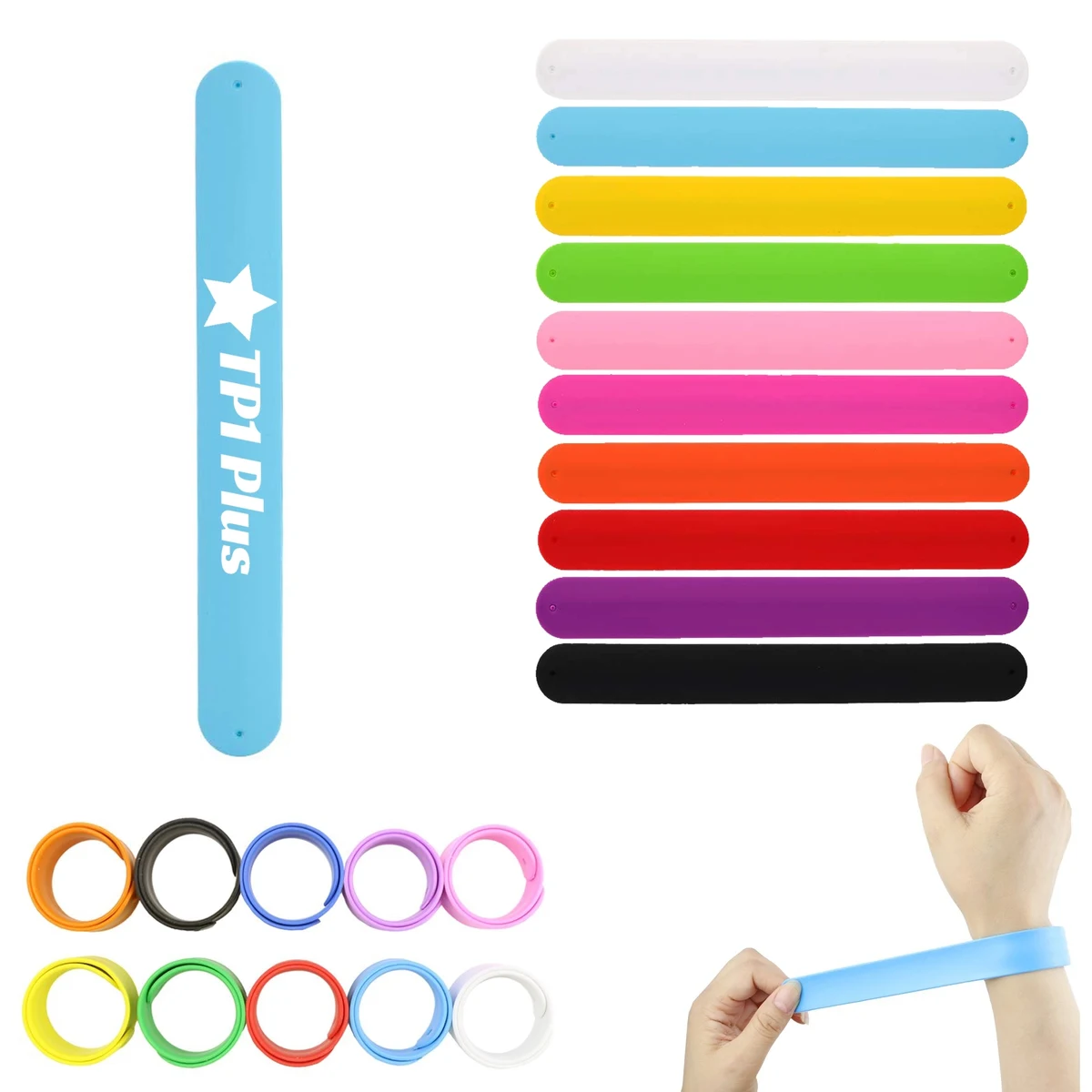 Custom Silicone Slap Wristband 1