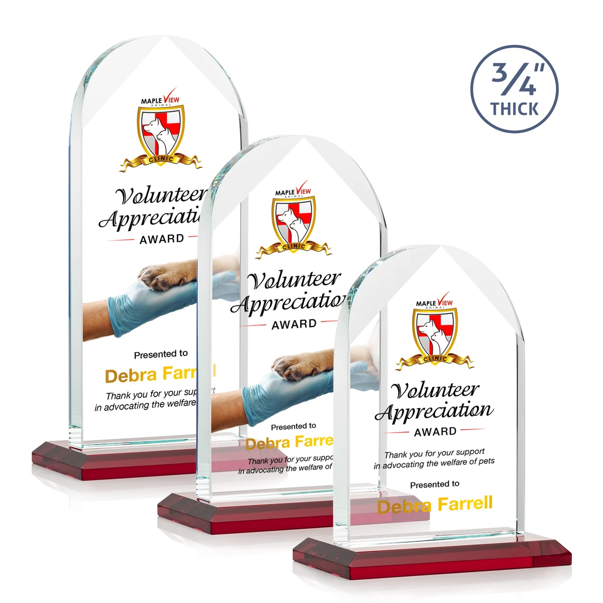 Blake VividPrint™ Award - Red 1