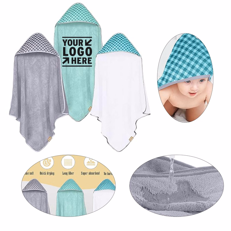 Ultra Absorbent Boy Girl Baby Essential Hooded Bath Shower Towel