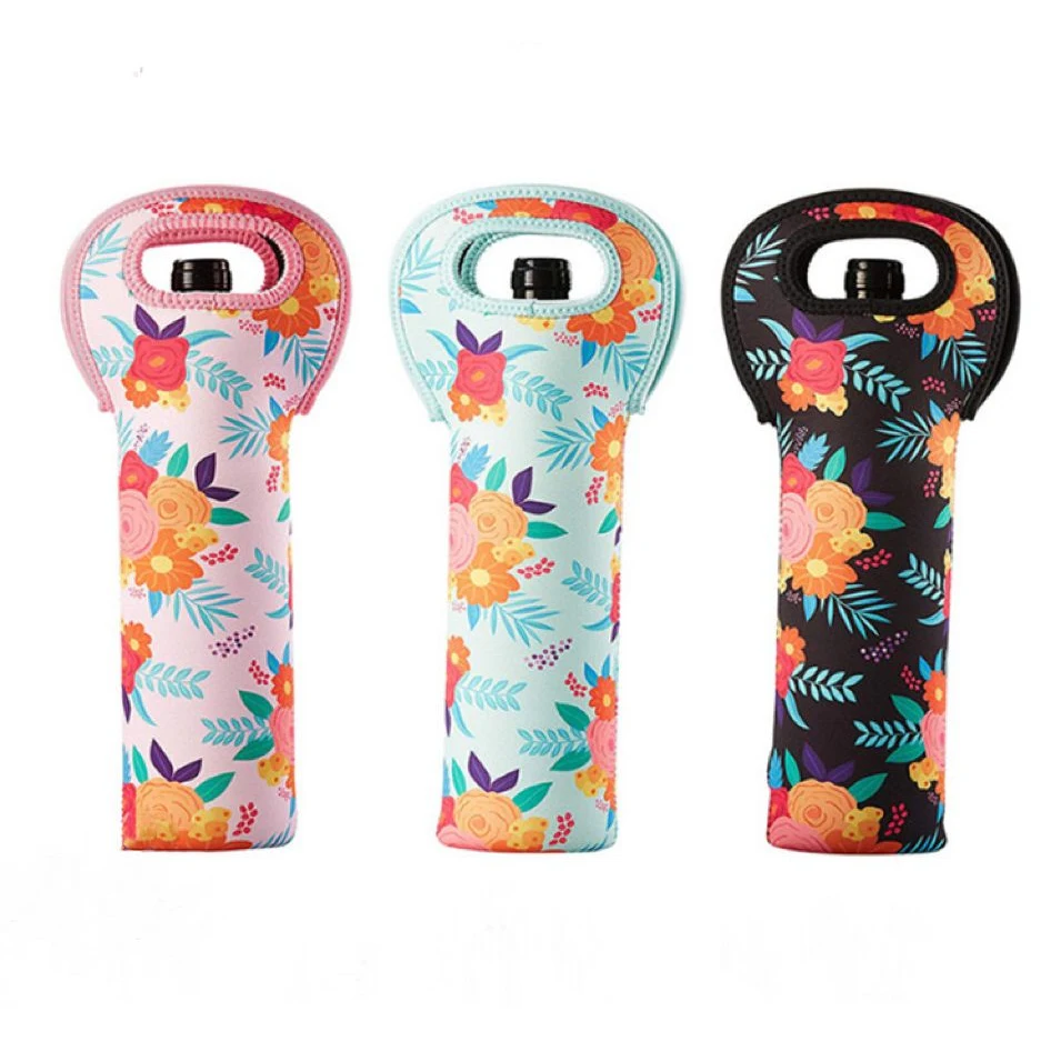 Sublimated Neoprene Wine Carrier Holder 1