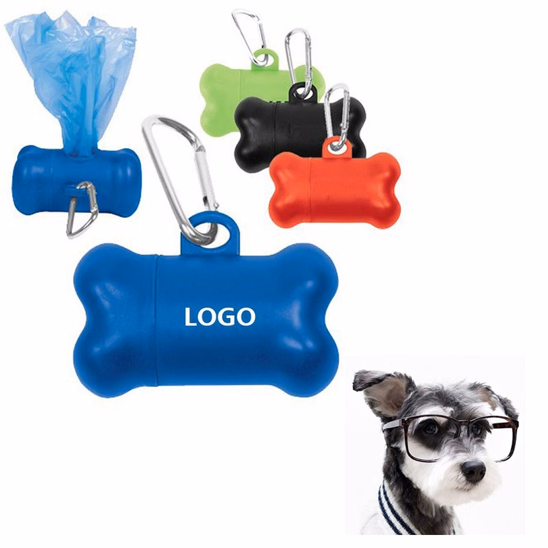 Pet Waste Disposal Bag Dispenser W/Carabiners