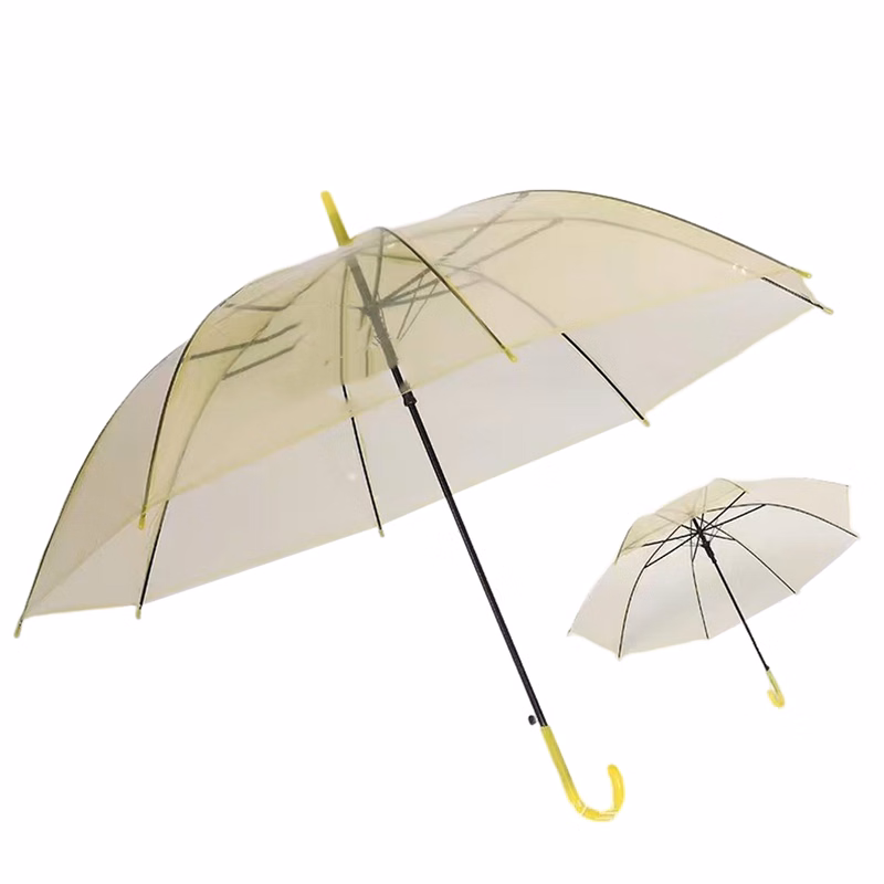 Commercial-Grade Long Handle Clear Umbrella