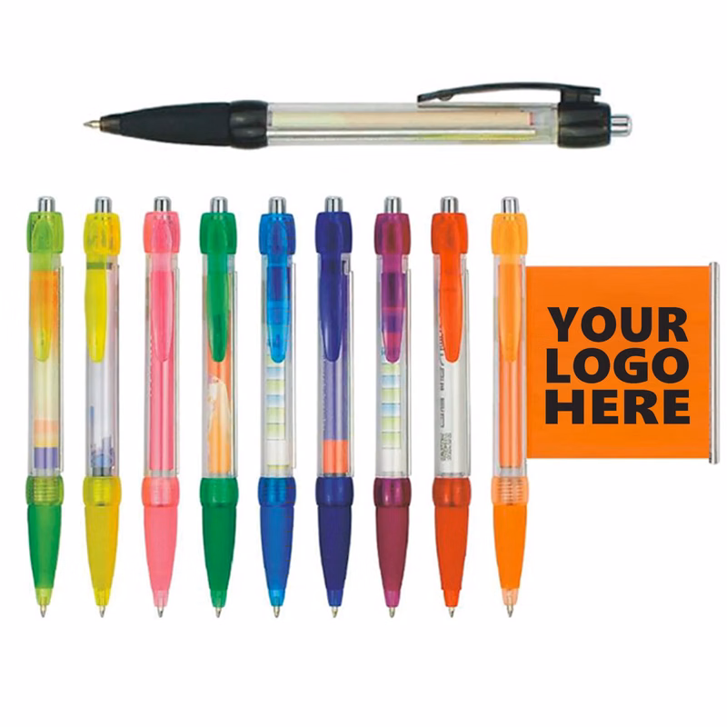 Custom Printed Banner Pen with Pull Out