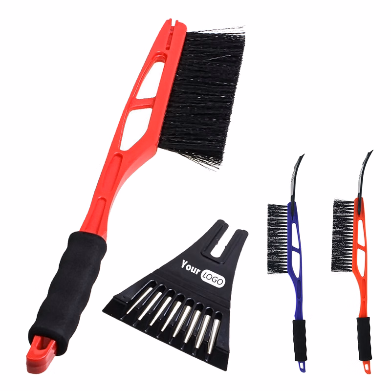 EVA Handle Snow Brush with Ice Scraper