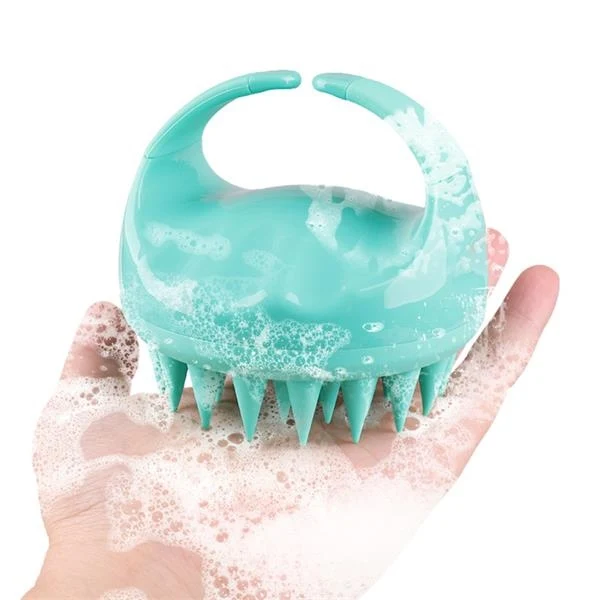 Silicone Massage Scalp Shampoo Brush Comb 1