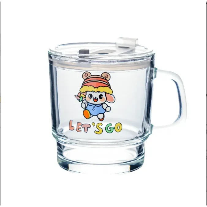 Glass Drinking Straw Cups 1