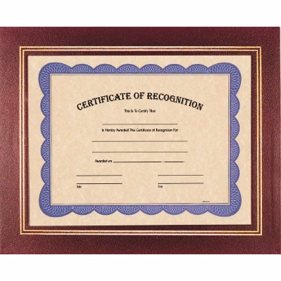 Burgundy Certificate Holder