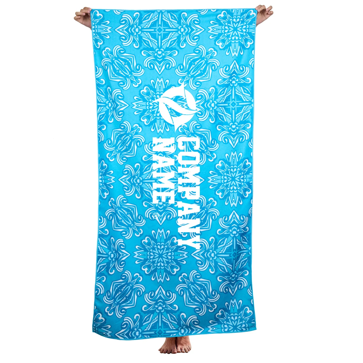 30" X 60" Microfiber Beach Towel: Dye-Sublimation 1