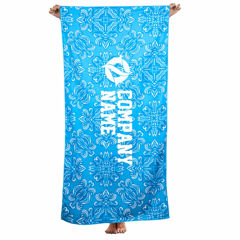 30" X 60" Microfiber Beach Towel: Dye-Sublimation
