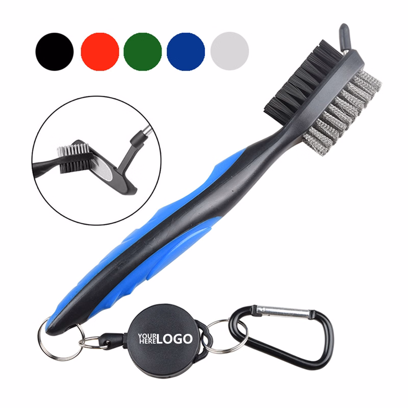 Reversible Nylon Golf Club Maintenance Brush