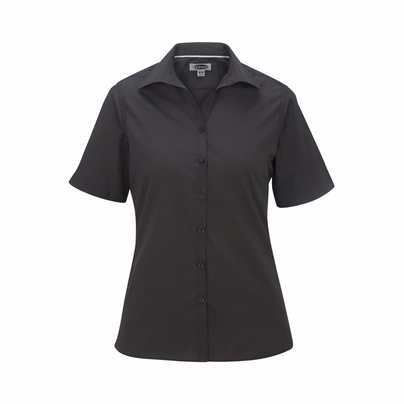 Lightweight Poplin Short Sleeve Ladies Shirt