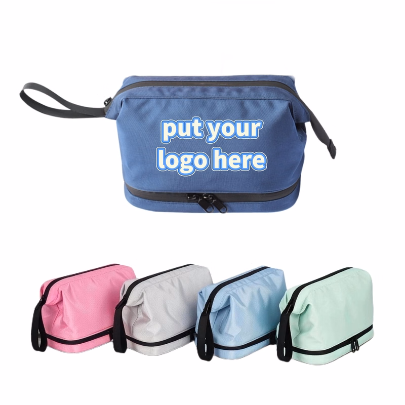 Dry Wet Separation Portable Hanging Toileting Storage Bag