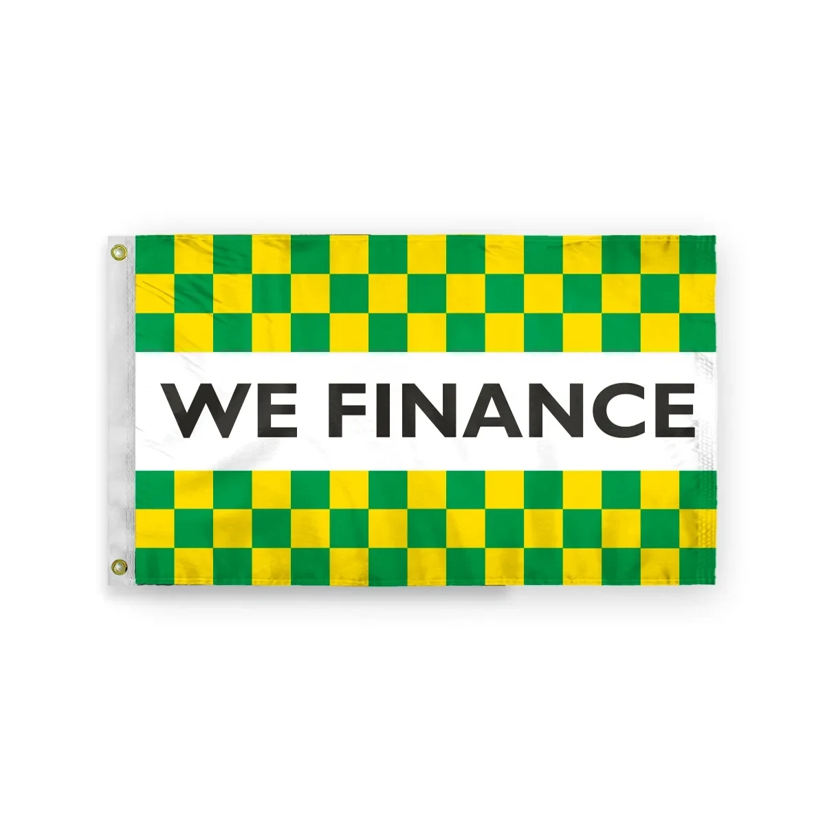 Checkered Message Flag - 3' x 5' 1