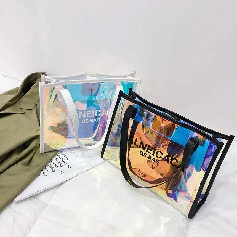Holographic Transparent PVC bag/ Iridescent Bag 1