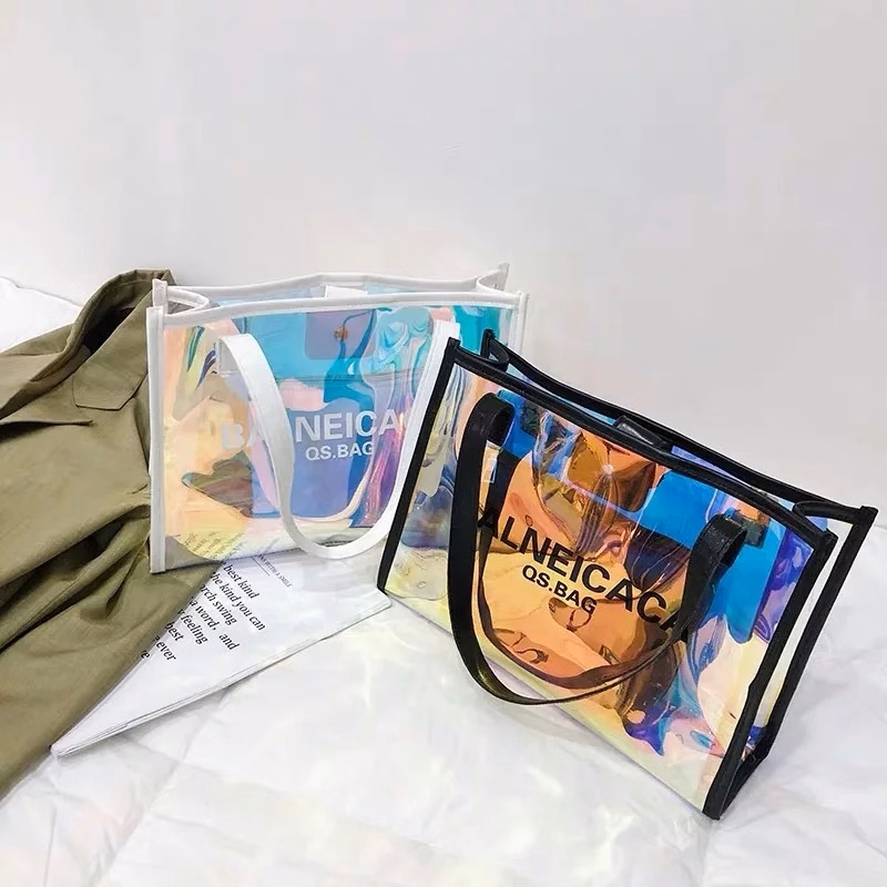Holographic Transparent PVC bag/ Iridescent Bag