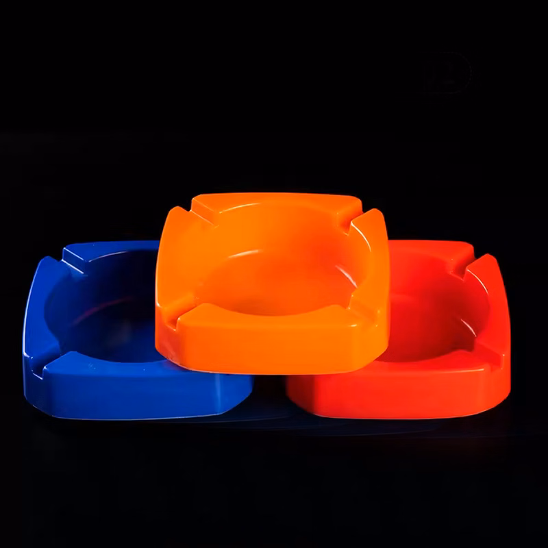 Monochrome Plastic Ashtray